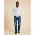 Slim Fit Textured Button Sweater