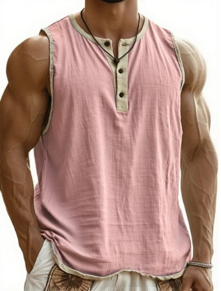 Sleeveless Cotton Tank Top