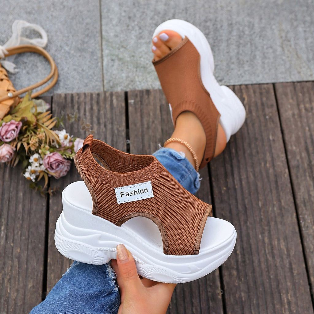 Chunky Wedge Casual Breathable Sandals
