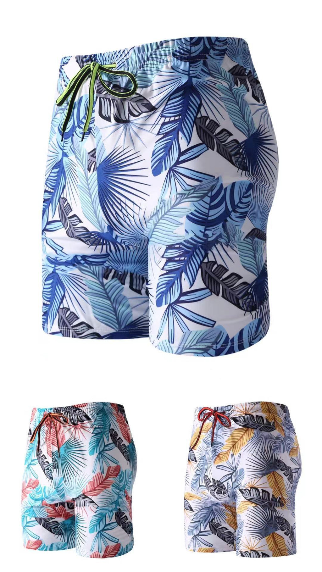 Cropped Quick-Dry Beach Shorts