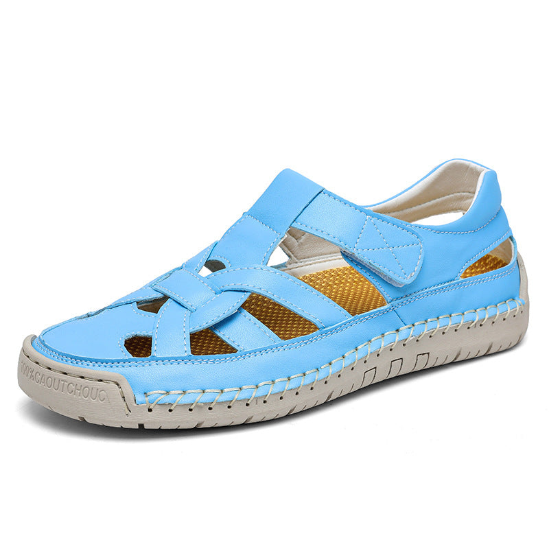 New Roman-style Flat Woven Soft-sole