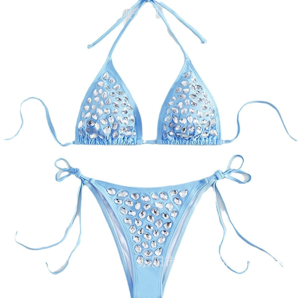 Sky Blue Two-Piece Bikini Set