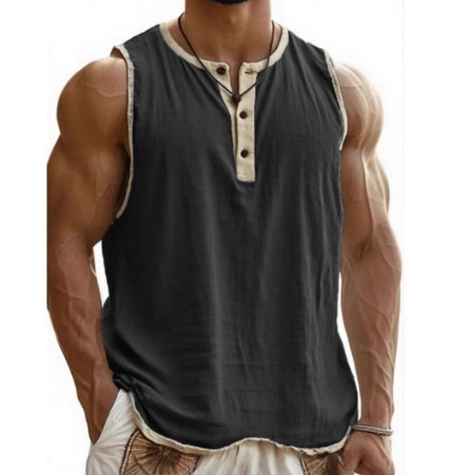 Sleeveless Cotton Tank Top
