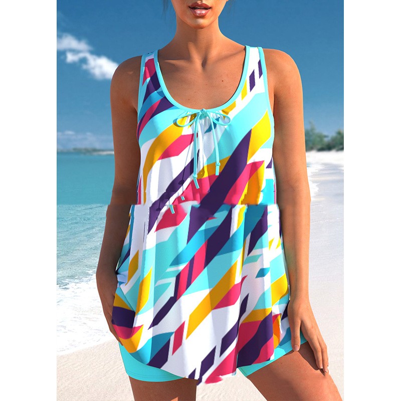 Plus Size Two-Piece Swimwear Set