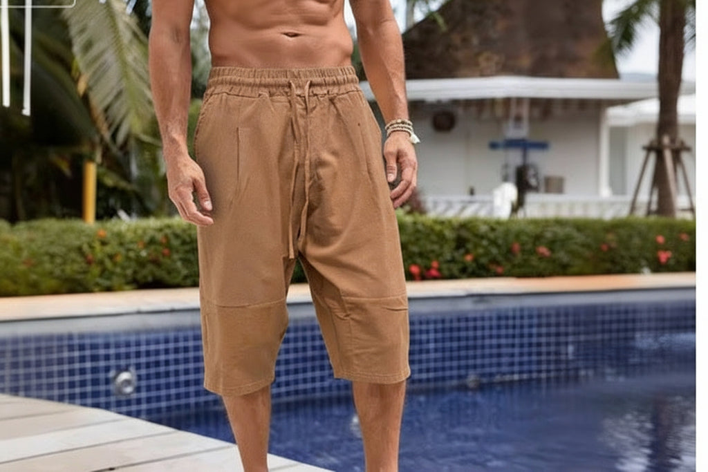 Linen Capri Pants
