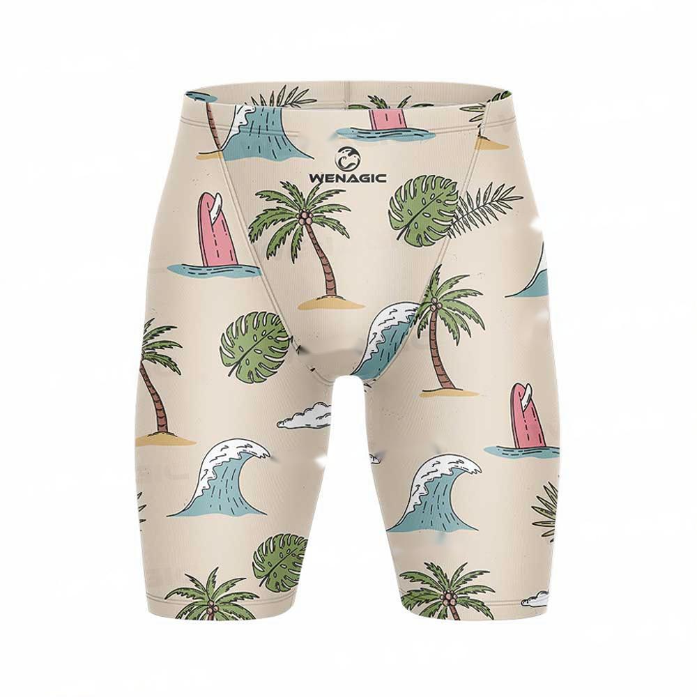 Fashion Lycra Swim Trunks
