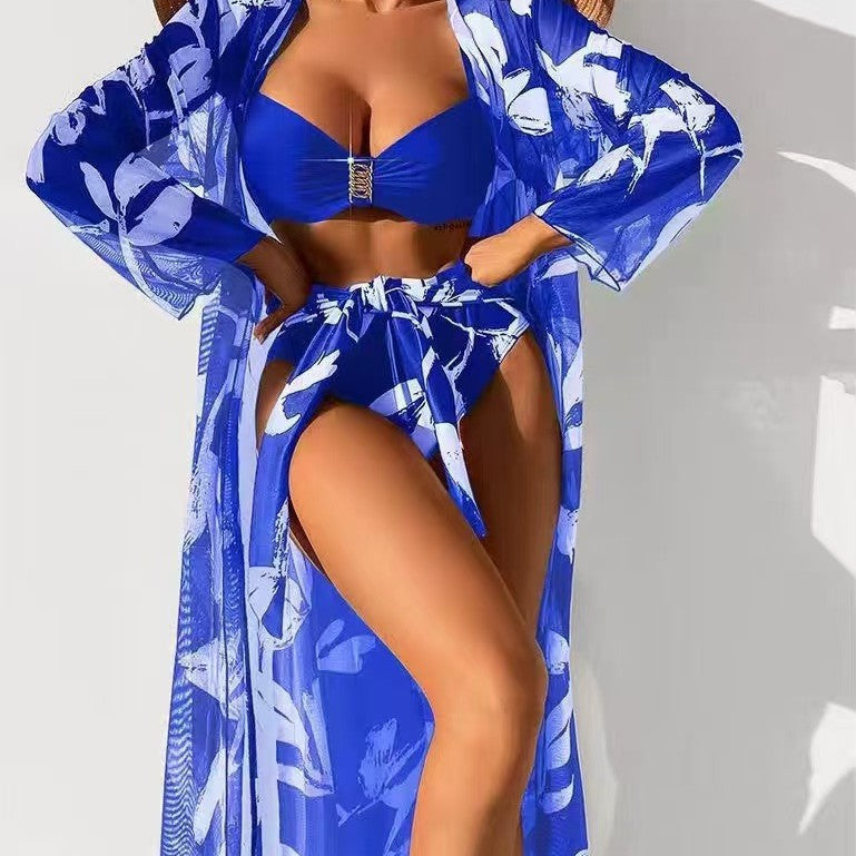 Long Shirt Bikini Set
