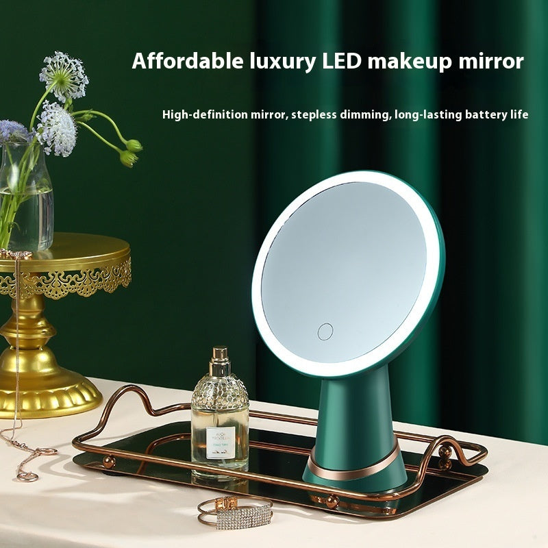 Desktop LED Makeup Mirror