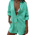 Relaxed Long-Sleeve Jumpsuit