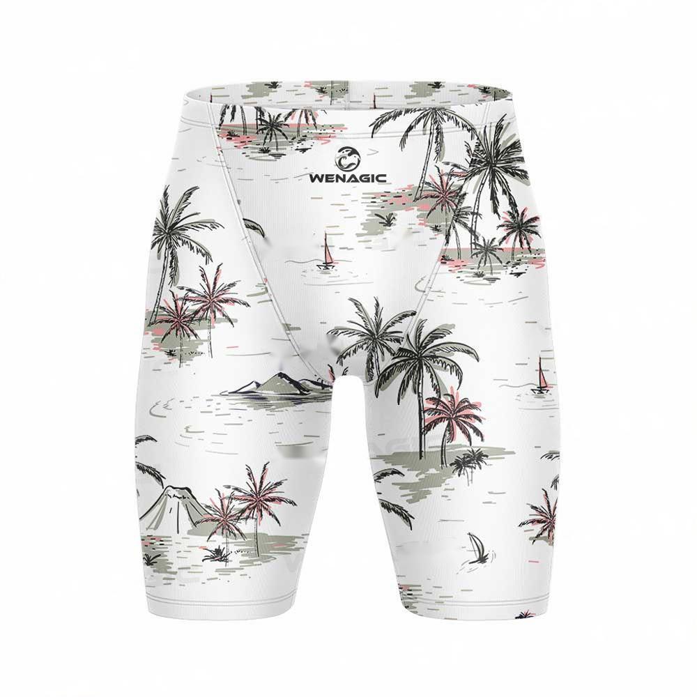 Fashion Lycra Swim Trunks