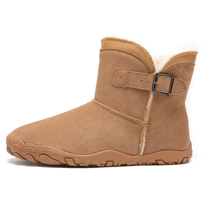 Unisex Cashmere Slip-On High-Top Winter Boots