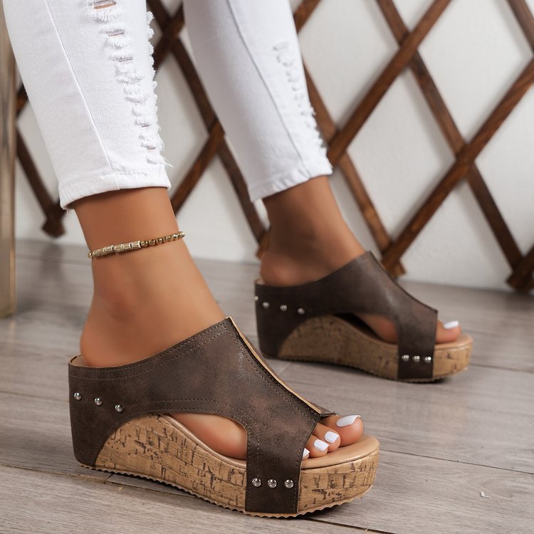 Wedge Platform Roman Sandals