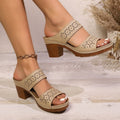 Chunky Heel Sandal