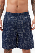 Loose Fit Lined Summer Swim Shorts