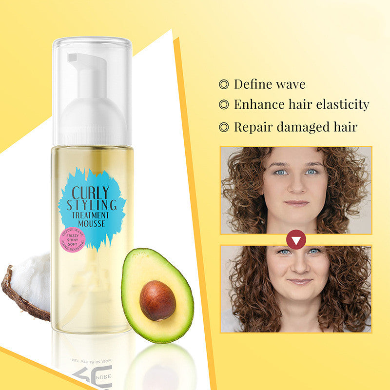 Curl-Defining Mousse with Coconut Oil