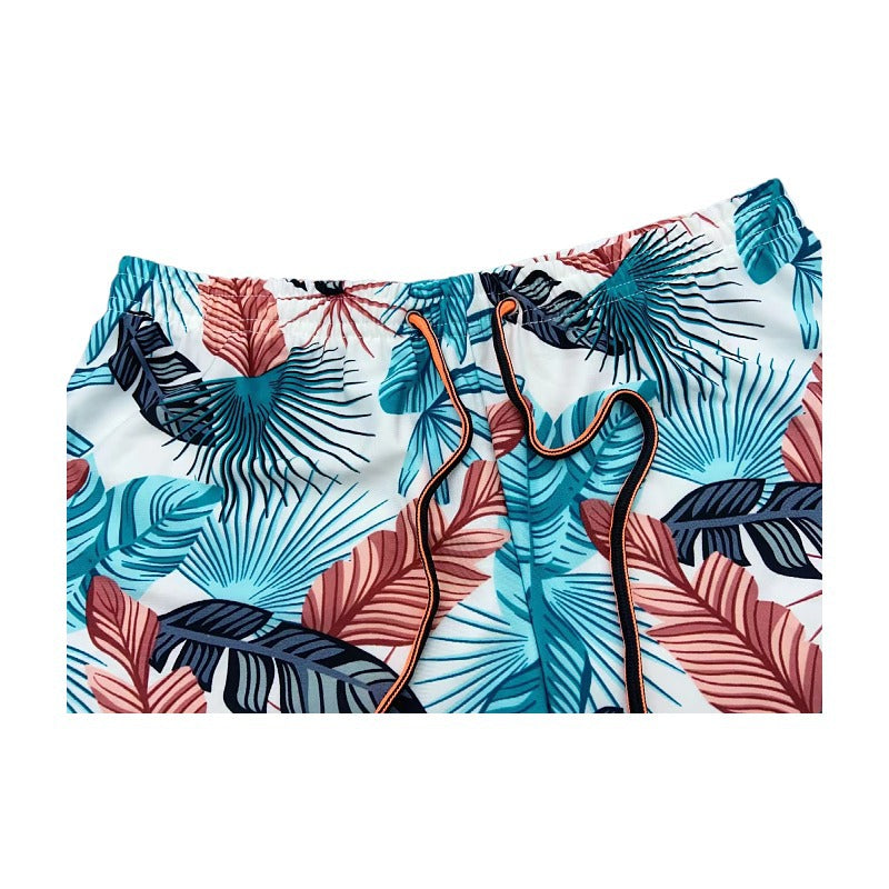Cropped Quick-Dry Beach Shorts