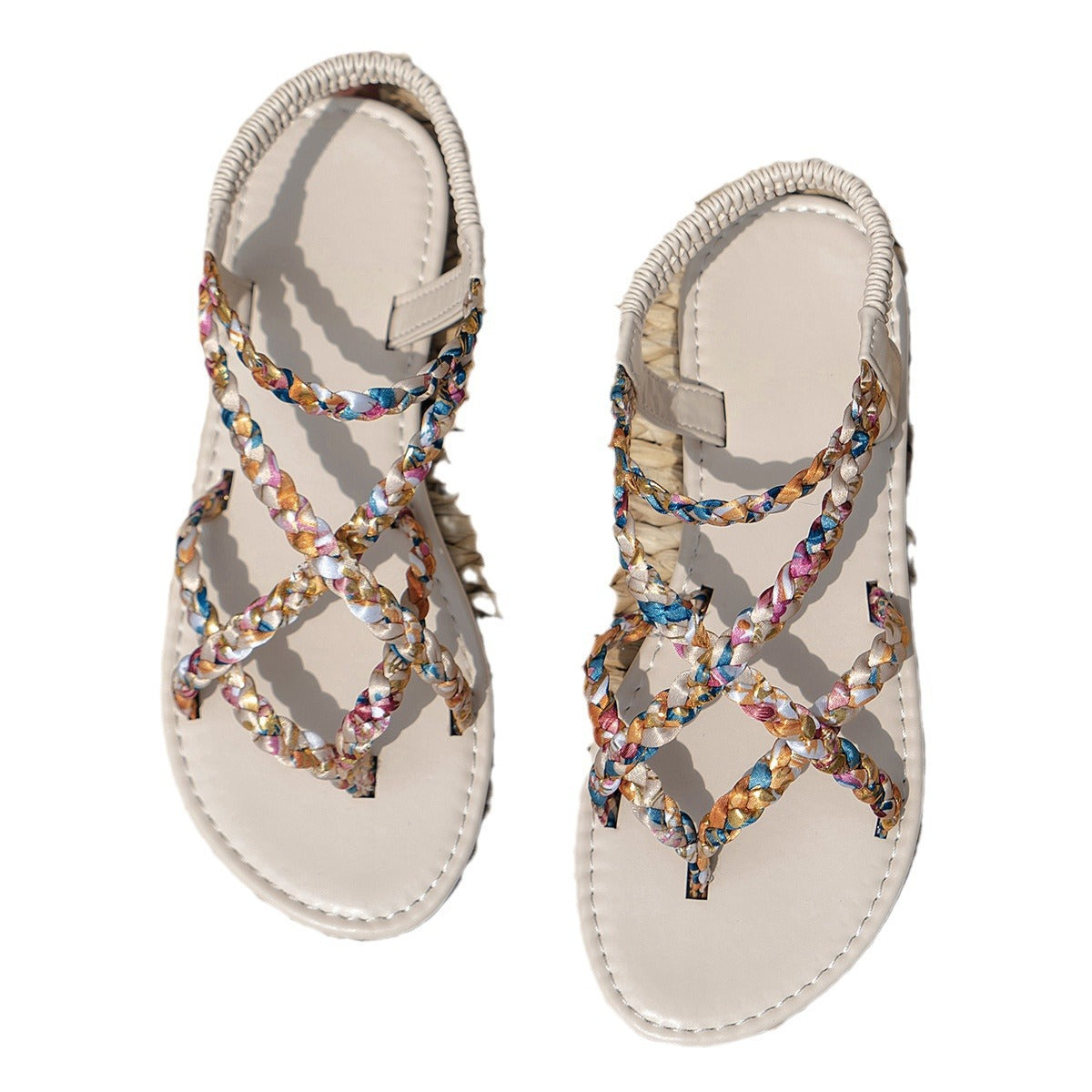 Braided Flat Sandals