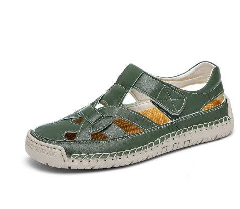 New Roman-style Flat Woven Soft-sole