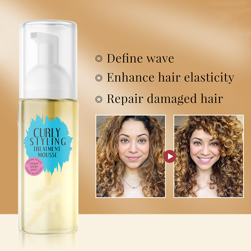 Curl-Defining Mousse with Coconut Oil