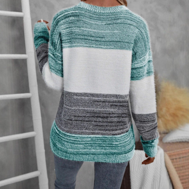 Ombre Color-Block Top