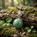 Elegant Jade Sphere Pendant