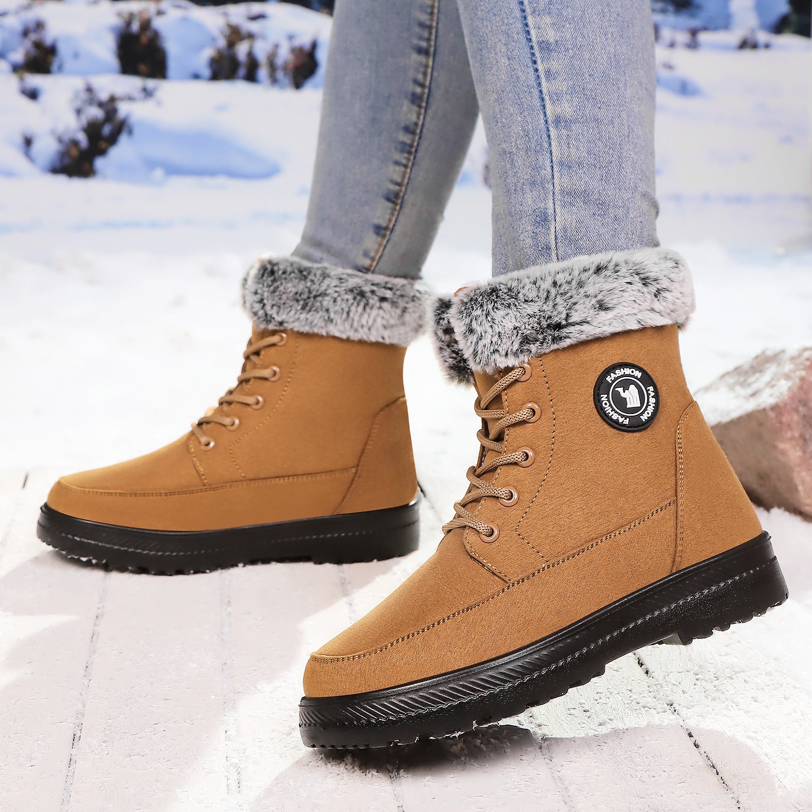 Soft Sole Cotton Boots