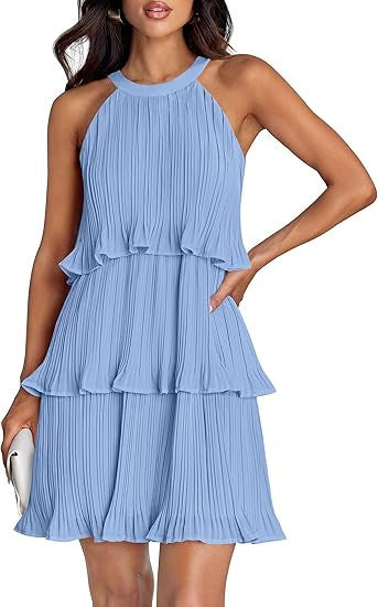 Flowy Tiered Ruffle Dress